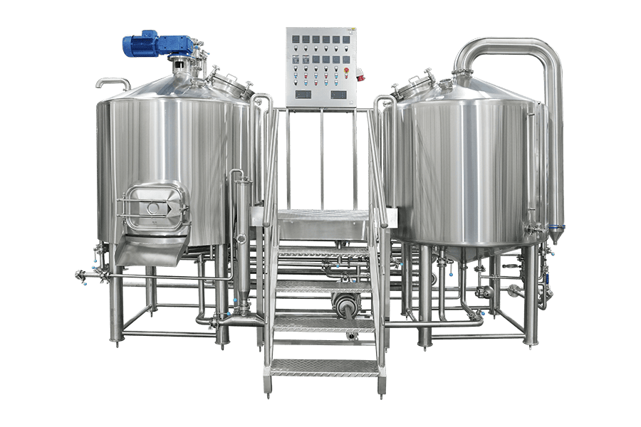 Beer brewing system for craft brewery