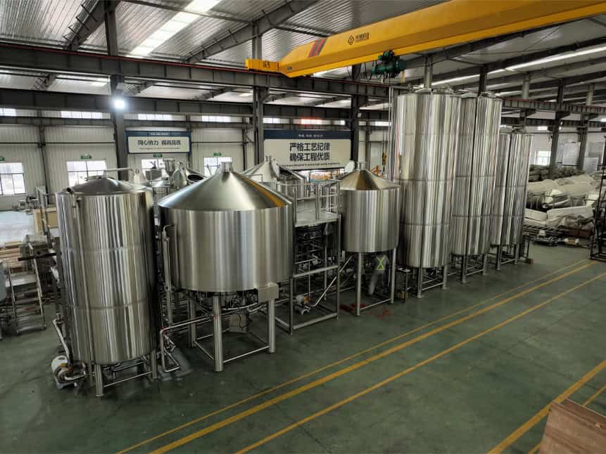 6000L brewery plant in America