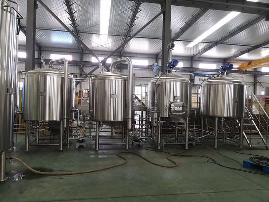 1000L micro brewery equipment installed in Thailand